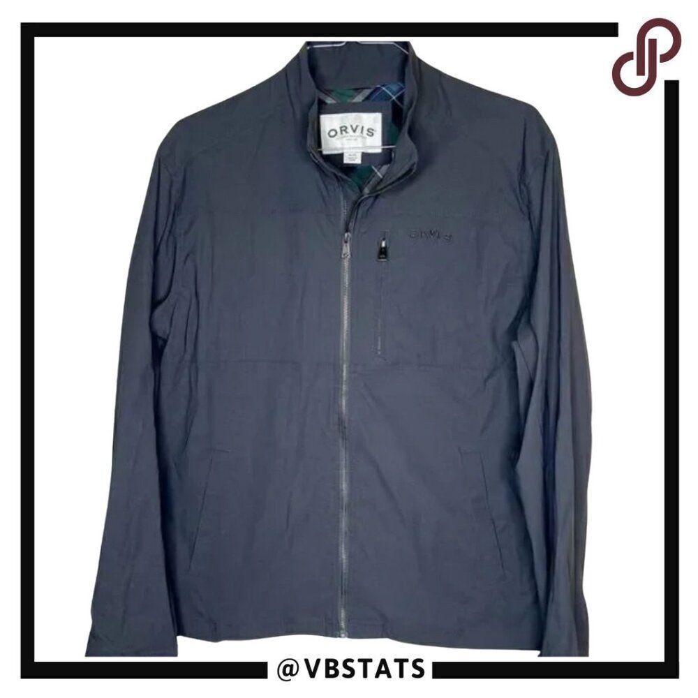 XL Orvis Gray Full Zip Jacket‎
